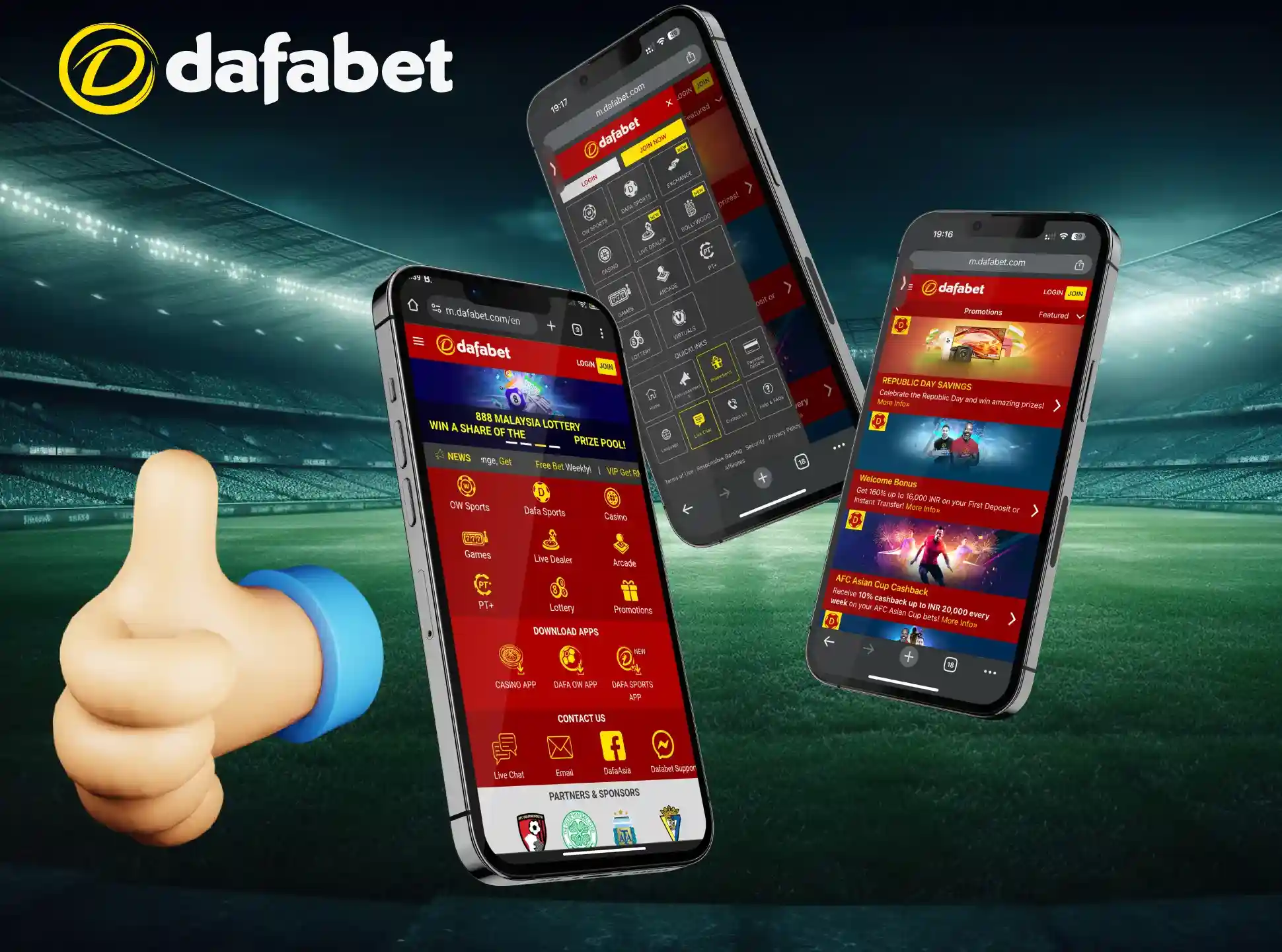 Dafabet Mobile App download for Android (apk) and iOS latest version in  India