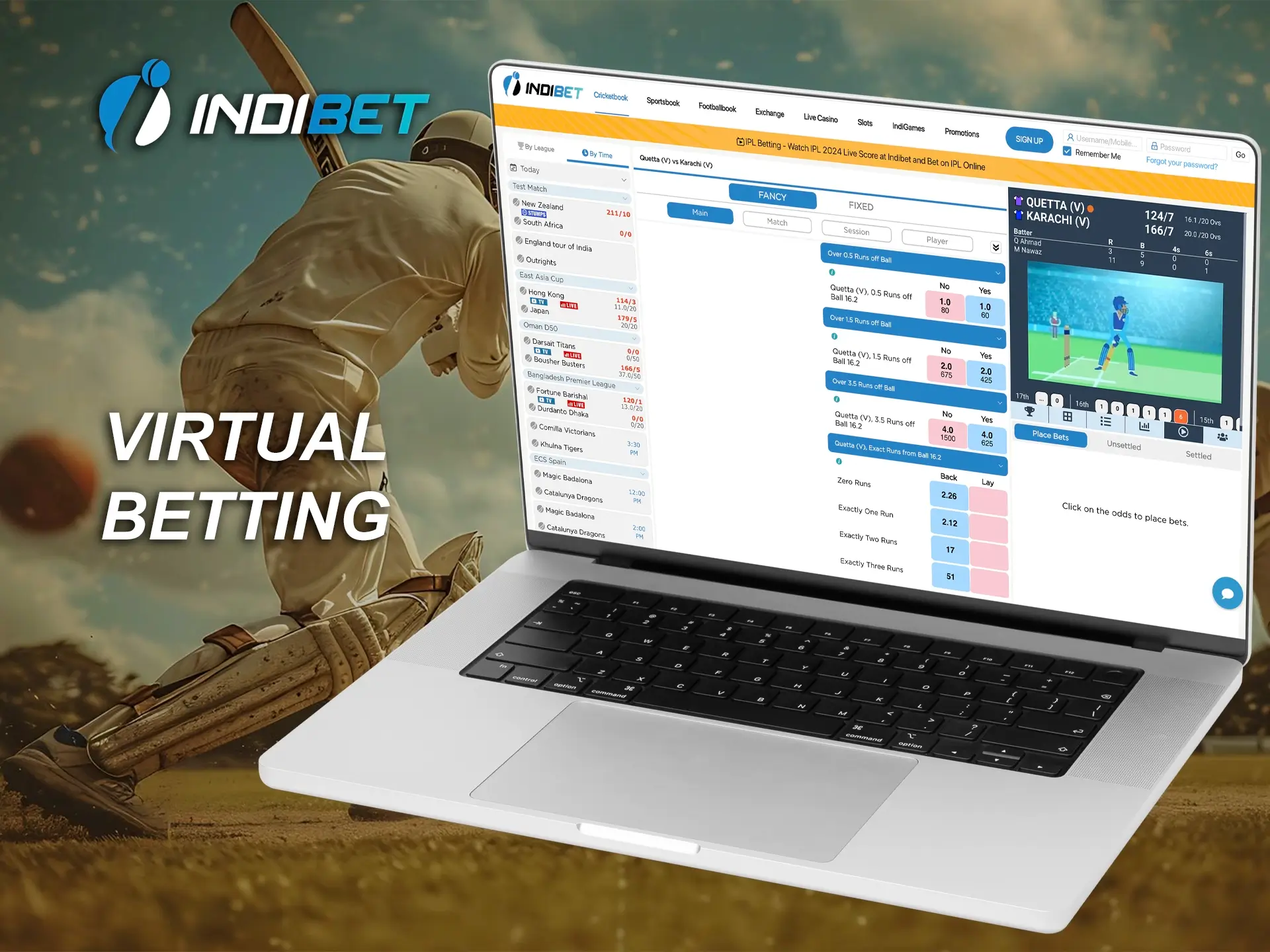 The popular virtual games at Indibet Casino help customers win big.