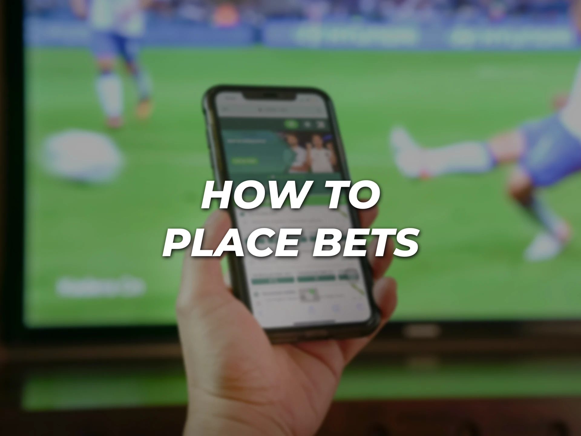 In a few simple steps, you can place sports bets online.