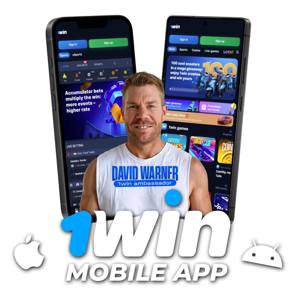 Easily download and install the 1win sports betting app for Android and iOS.